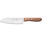 Robert Herder Santoku Koksmes – Carbonstaal – Lemmet 16,, Ophalen of Verzenden, Nieuw, Hout, Los bestek