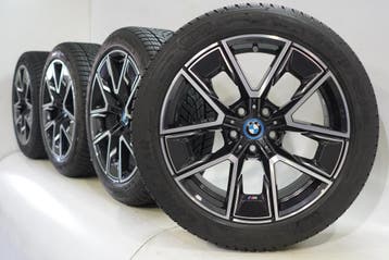BMW 4 serie i4 G26 858M 18 inch velgen Goodyear Winterbanden, Auto-onderdelen, Banden en Velgen, 18 inch, Gebruikt, Velg(en), Winterbanden