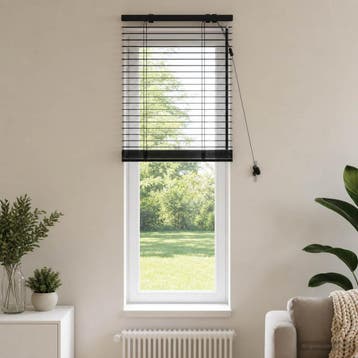 vidaXL Venetiaanse jaloezie Zwart 60 x 130 cm 35 mm, Verzenden, Nieuw, Zwart