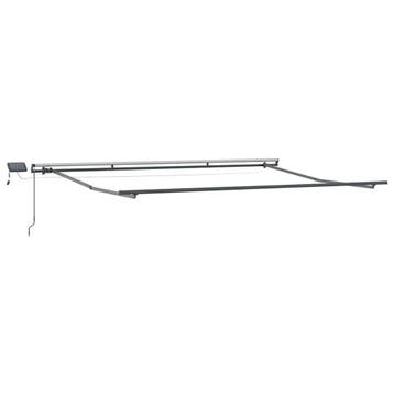 Markies Antraciet 4.5x3m - Handmatig - 47% KORTING, Tuin en Terras, Ophalen of Verzenden, Zo goed als nieuw, 150 tot 300 cm, Markies