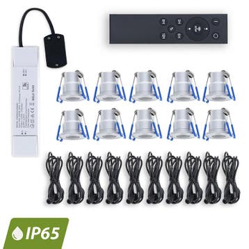 INBOUWSPOTS TOLOS | SET 10 STUKS | MET AFSTANDBEDIENING | S, Huis en Inrichting, Ophalen of Verzenden, Nieuw
