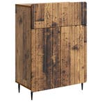 vidaXL Dressoir met lade Oud hout 66 x 34,5 x 92 cm Bewerkt, Huis en Inrichting, Kasten | Dressoirs, Verzenden, Nieuw, Overige houtsoorten