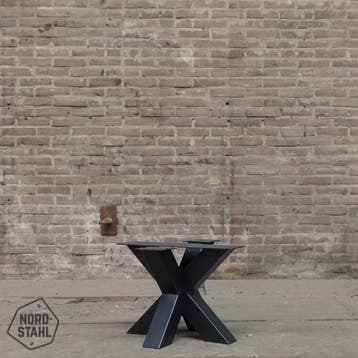 Stalen onderstel salontafel - Double x coffee leg - Nordstah, Verzenden, Nieuw