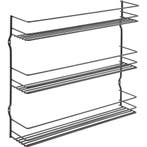 Metaltex Pepito Kruidenrek 3 Etages 36x32x8 cm Zwart (Haken), Huis en Inrichting, Keuken | Keukenbenodigdheden, Verzenden, Nieuw