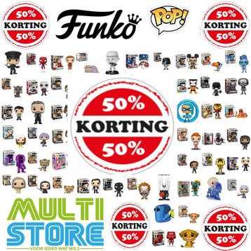 Funko Assortiment - ALLES 50% KORTING - OP=OP, Ophalen of Verzenden, Nieuw