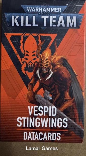 Kill Team Vespid Stingwings datacards (Warhammer nieuw), Ophalen of Verzenden, Nieuw