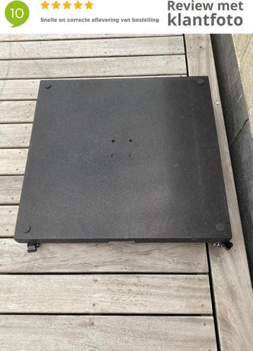 Zware Parasolvoet Outdoor Living met wielen | 90 Kilo, Ophalen of Verzenden, Nieuw