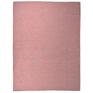vidaXL Buitenkleed platgeweven 120x170 cm rood, Verzenden, Nieuw, Rood
