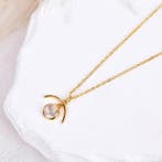 Zonder minimumprijs - Halsketting Zilver - Moonstone -, Nieuw