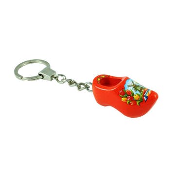 Sleutelhanger met 1 klompje van 4 cm Oranje, Ophalen of Verzenden, Nieuw