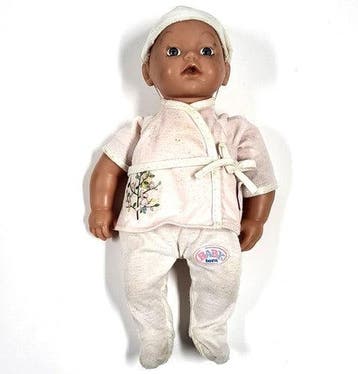 Zapf Baby Born pop met blauwe ogen, model 2009, Kinderen en Baby's, Verzenden, Gebruikt