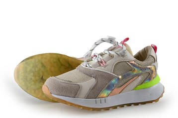 Shoesme Sneakers Meisjes in maat 33 Beige, Verzenden, Jongen of Meisje, Schoenen, Zo goed als nieuw