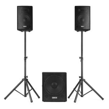 VONYX VX1015BT 1000W 2.1 Actieve Speakerset met 15 inch, Ophalen of Verzenden, Nieuw