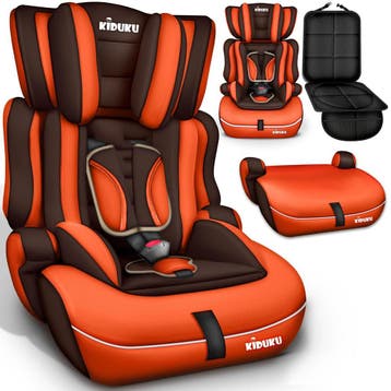 Autostoel - Autostoeltje - 9-36 kg - 1-12 jaar - Oranje - KI, Kinderen en Baby's, Autostoeltjes, Verzenden, Zo goed als nieuw