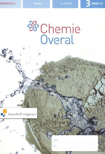 Chemie Overal NaSk2 vmbo gt 3 werkboek A 9789001708689, Verzenden, Zo goed als nieuw