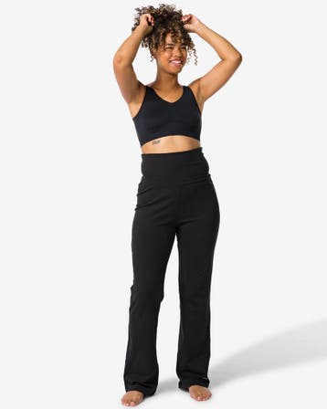 HEMA Dames yogabroek zwart, Kleding | Dames, Verzenden, Nieuw