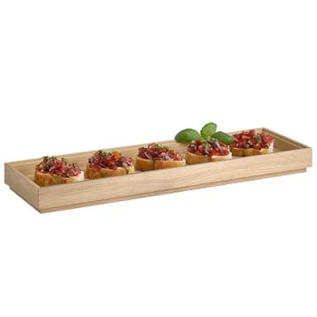 GGM Gastro | Houten krat VALO - eikenhout (geolied) - GN 2/4, Verzenden