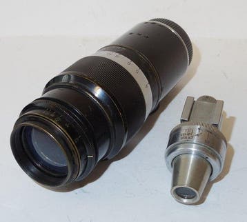 Leica Wartime Hektor 13.5cm 1:4.5 - LTM - 1940 - with VIDOM
