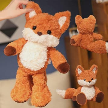Schattig Pluche Vos Speelgoed - Zacht Knuffel Vos - Verkrijg, Verzenden, Nieuw