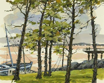 Micheline Le Berre (1931-2023) - Lumière à travers les