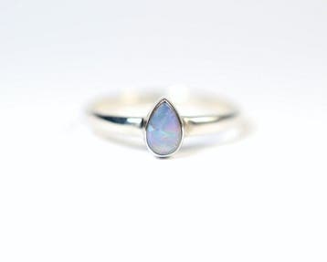 Australische opaal ring / nieuw- 1.58 g - (1)