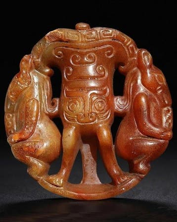 Het Heilige Taotie – Oude keizerlijke rituele vaas –, Antiek en Kunst