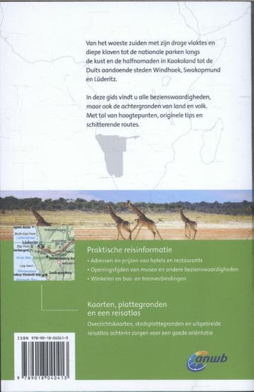 Namibië / ANWB Wereldreisgids 9789018040413, Boeken, Reisgidsen, Verzenden, Gelezen