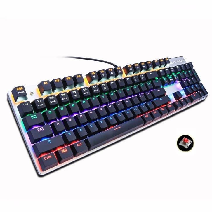Elementkey AULA2 Mechanisch USB Bedrade Gaming Toetsenbord m, Computers en Software, Toetsenborden, Verzenden