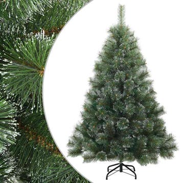 vidaXL Kunst Kerstboom met Geveerde Takken, Sneeuw Bedekt, Verzenden, Nieuw