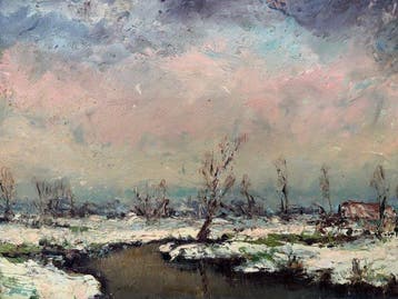 Marcel Lietaert (1915-?) - Winter langs de Leie