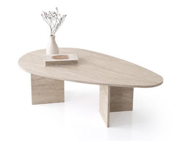 Asir 974NMB2228 Salontafel Travertijn van 163 voor 133, Ophalen of Verzenden, Nieuw