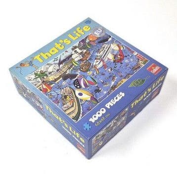 Goliath That's Life legpuzzel Harbour, 1000 stukjes, Verzenden, Gebruikt
