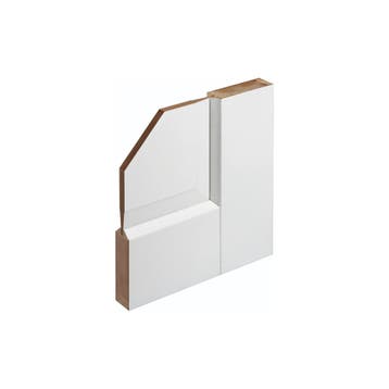 Skantrae binnendeur SKS1217 83x231,5 (Wit, Paneeldeur), 80 tot 100 cm, 215 cm of meer, Binnendeur, Nieuw