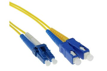 ACT OS2 Glasvezelpatchkabel 1 meter – LC/SC Singlemode 9/125, Ophalen of Verzenden, Nieuw