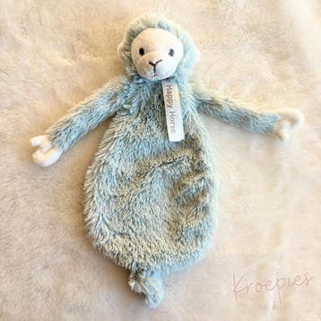 Happy Horse knuffeldoekje aap Hanging Monkey Teal, Verzenden, Nieuw