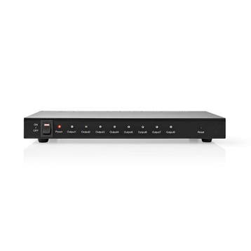 Nedis 8-Poorts HDMI splitter 8x HDMI Output, Ophalen of Verzenden, Nieuw