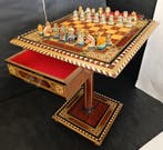 Speeltafel - Hout, parelmoer - Mesa Taracea Granadina