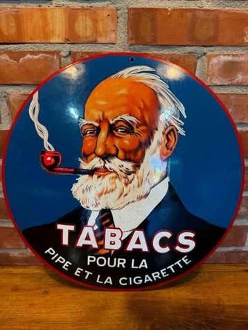 Tabakswinkels - Emaille bord - Metaal
