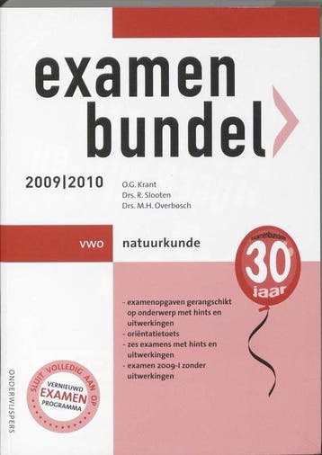 Examenbundel Natuurkunde Vwo 2009/2010 - Krant, Boeken, Tijdschriften en Kranten, Verzenden, Gelezen