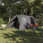 vidaXL Dome Tent 6-Person met dak Grijs en Oranje 500 x 314, Verzenden, Nieuw, Tot en met 2