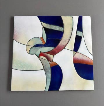 Decoratief ornament - Nederland - Keramisch kunstwerk op