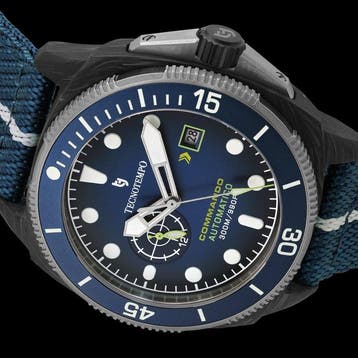 Tecnotempo - Commando - Forged Carbon & Titanium -, Nieuw