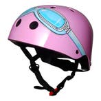 Kiddimoto Kinder Fietshelm Pink Goggle Small (48 - 53 cm), Verzenden, Nieuw