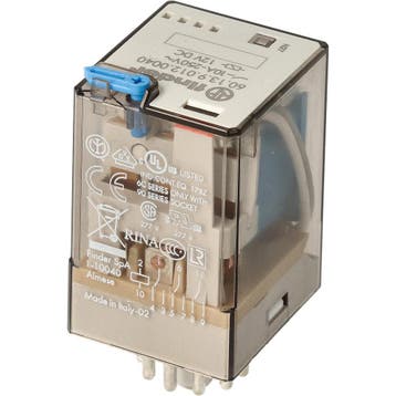 Finder 60 Serie 12V DC Relais 3CO 10A Met Testtoets -, Verzenden, Nieuw, Overige typen