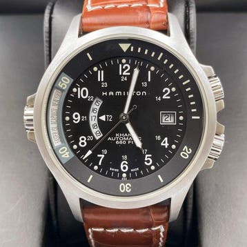 Hamilton - Khaki Navy - Zonder minimumprijs - H776151 -, Sieraden, Tassen en Uiterlijk, Horloges | Heren, Nieuw