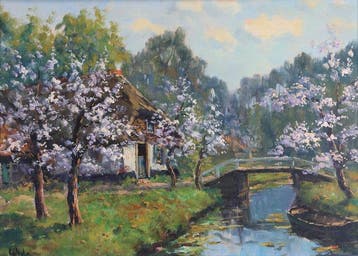 Europese school (XX) - Bergen op zoom, Antiek en Kunst, Kunst | Schilderijen | Klassiek