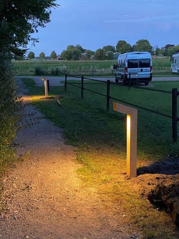 Padverlichting eiken tuinverlichting buiten verlichting vkt, Bewegingssensor, Overige typen, Nieuw, Ophalen of Verzenden