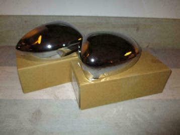 Chromen spiegelkappenset voor Fiat 500/Punto/Evo/Grande, Verzenden, Nieuw, Fiat