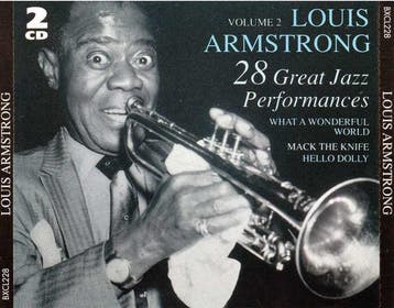 cd - Louis Armstrong - 28 Great Jazz Performances Volume 2, Verzenden, Zo goed als nieuw