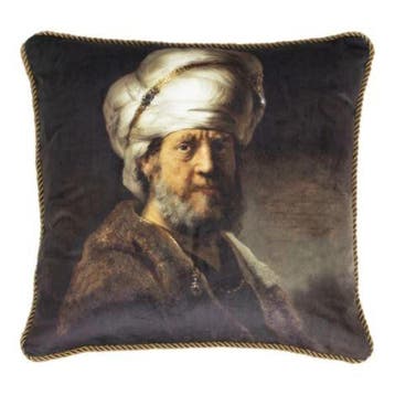 *klassiek fluweel kussen man tulband 45x45cm*, Verzenden, Nieuw